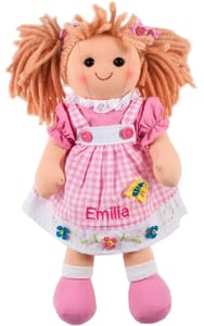 Personalised Gingham Doll