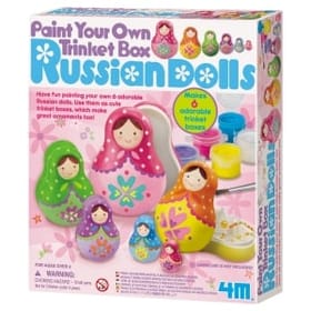Paint Own Russian Doll Trinket Boxes image
