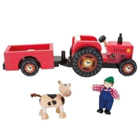 Farm Tractor & Trailer image 2