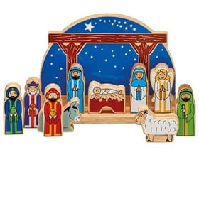 Starry Night Nativity Set image