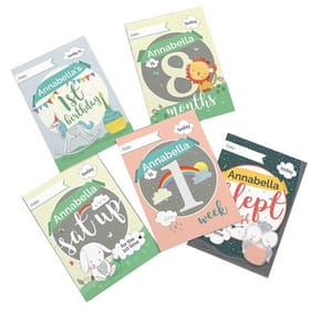 Personalised Baby Milestone Cards image 1