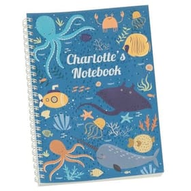 Ocean Life Personalised Notebook image 1