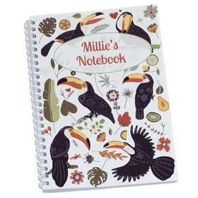 Toucans Personalised Notebook image 1