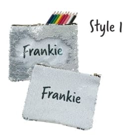 Personalised Sequin Pencil Case image 2