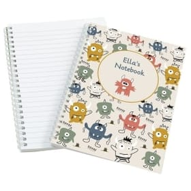 Little Monsters Personalised Notebook image 2