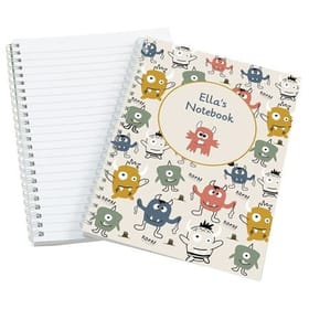 Little Monsters Personalised Notebook image 2