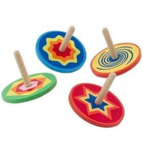 Pair of Snazzy Spinning Tops image