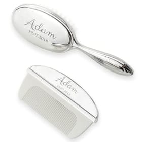 Baby Hairbrush & Comb Set image 1