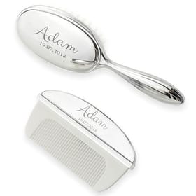 Baby Hairbrush & Comb Set image 1