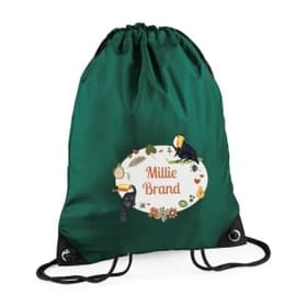 Toucans Personalised Swim Bag image 1