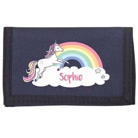 Rainbow Unicorn Personalised Wallet image 1