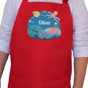 Ocean Life Personalised Apron - Age 3-6 image 2