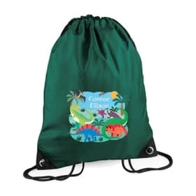 Dinosaurs Personalised Swim Bag image 1