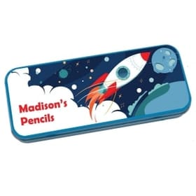 Personalised Pencil Tin - Space Adventure image 1