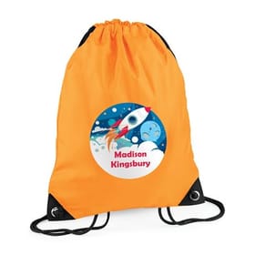 Space Adventure Personalised Swim Bag image 1