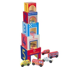 Emergency Services Wooden Stacking Cubes image 2