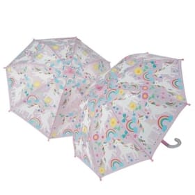 Rainbow Unicorn Colour Changing Umbrella image 1