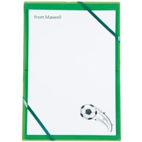 Named Notepaper - Football image