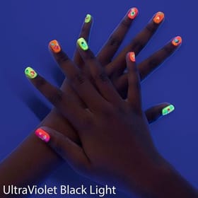 Glow in the Dark Nail Art image 2