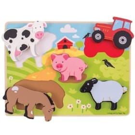Toddler Lift Out Puzzle - Farm image 1