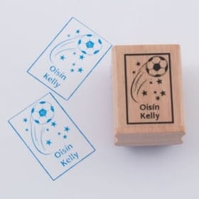 Named Rubber Stamp - Football image