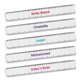 Personalised 30cm Ruler image