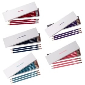 Personalised HB Pencils in White Box image 1
