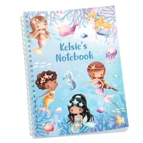 Mermaids Personalised Notebook image 1