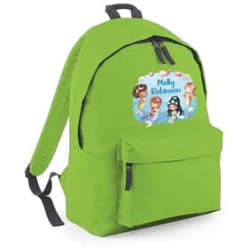 Mermaids Personalised Backpack image 1