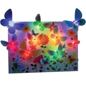 Glow 3D Butterfly Canvas image 2