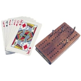 folding wooden cribbage content