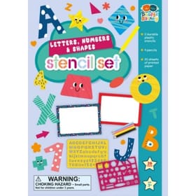 Stencils & Pencils Wallet - Letters, Shapes & Numbers