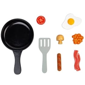 Wooden Breakfast Fry Up Contents