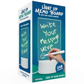 Light Up Memo Board Box