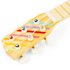 Wooden Guitar Close Up