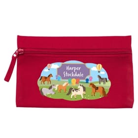 Ponies Personalised Pencil Case image 1