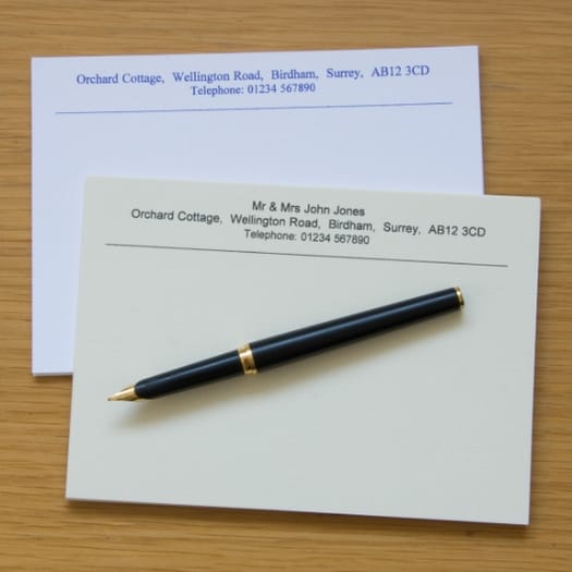 Correspondence Cards x 200