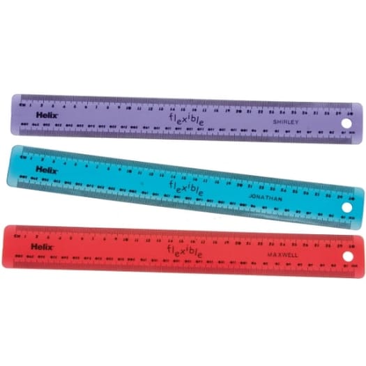 Personalised Coloured Bendy Ruler