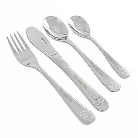 Cutlery Set - 4-Piece Teddy