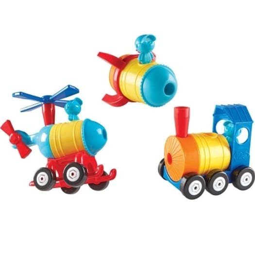 123 Build It - Rocket-Train-Helicopter