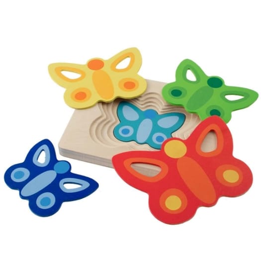 Layered Butterfly Puzzle