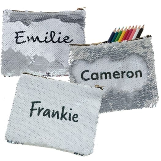 Personalised Sequin Pencil Case