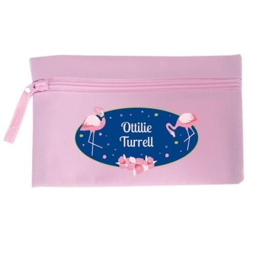 Flamingos Personalised Pencil Case
