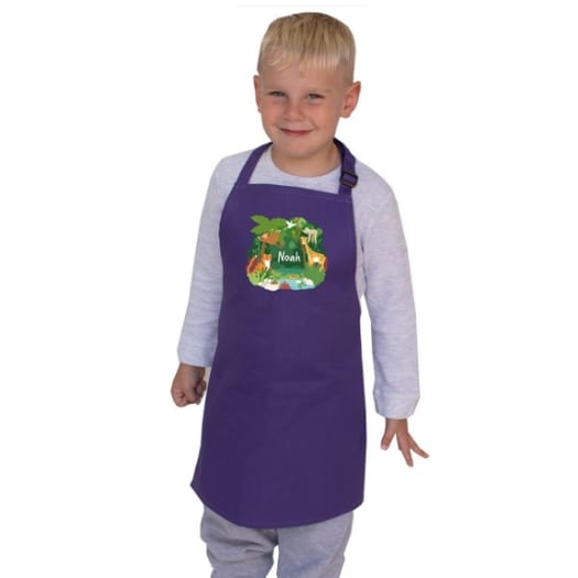 Jungle Personalised Apron - Age 3-6