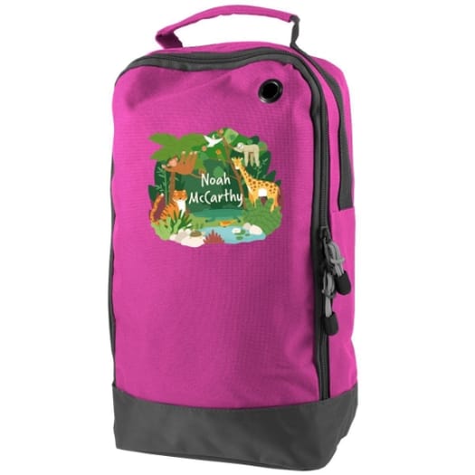 Jungle Personalised Shoe & Boot Bag