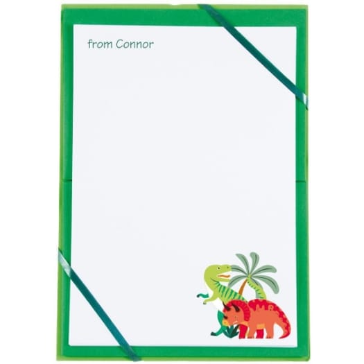 Named Notepaper - Dinosaurs
