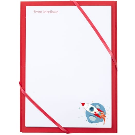 Named Notepaper - Space Adventure