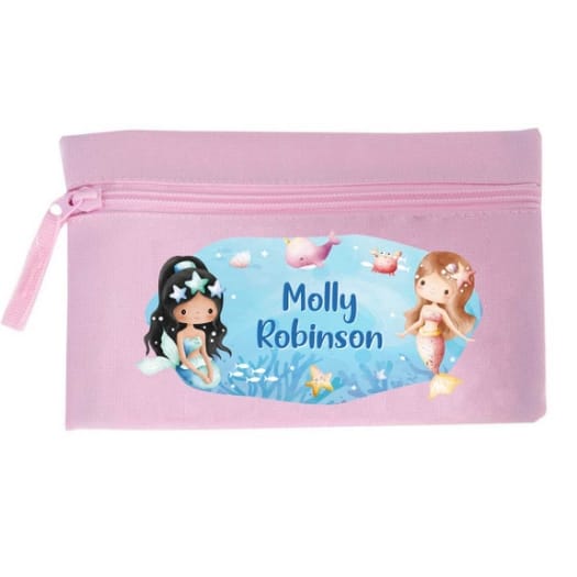 Mermaids Personalised Pencil Case