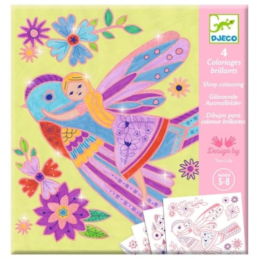 Shiny Colouring - Little Wings