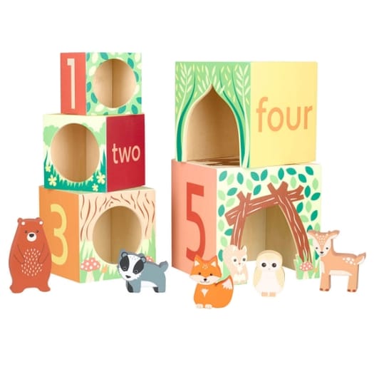 Woodland Animal Stacking Cubes